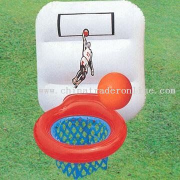 Inflatable PVC Basketball Hoop and Ball from China